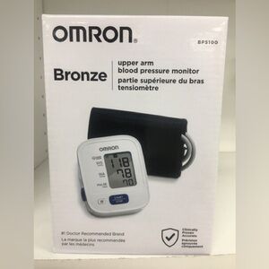 OMRON Bronze Upper Arm Monitor in Black and White NWT